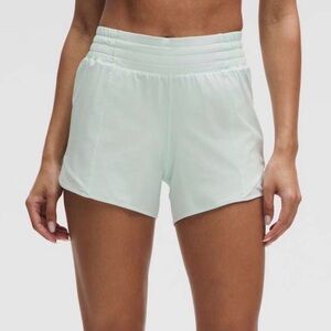 Lululemon Hotty Hot High-Rise Short 4” Lined Mint Breeze Size 8